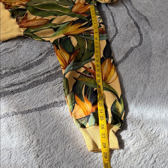 Farm Rio x Adidas Women’s Tropical Floral Cropped Hoodie - Picture 9 of 10